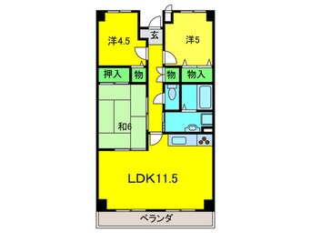 間取図 セント・フォレスト