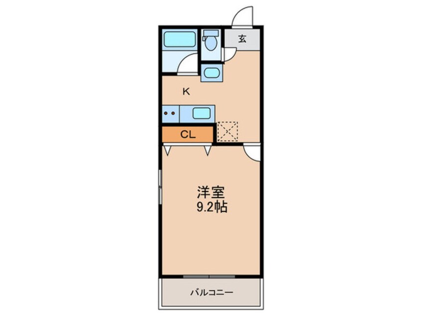 間取図 カーヨパレス二宮