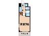 ＵＮＩＶＥＲ　ＣＩＴＹ丸光 1Kの間取り