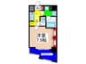セイワパレス森ノ宮中央 1Kの間取り