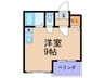 ヴァイオレット出来島 1Rの間取り