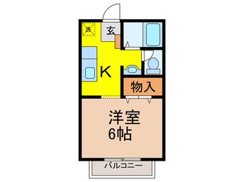 間取図 東ハイツ宝塚