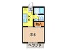 東ハイツ宝塚 1Kの間取り