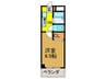 SUNHILLS　KAWAMOTO 1Kの間取り