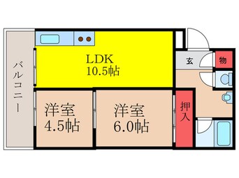 間取図 桜ｹ丘ｺｰﾎﾟ