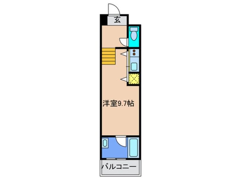 間取図 是空弁天