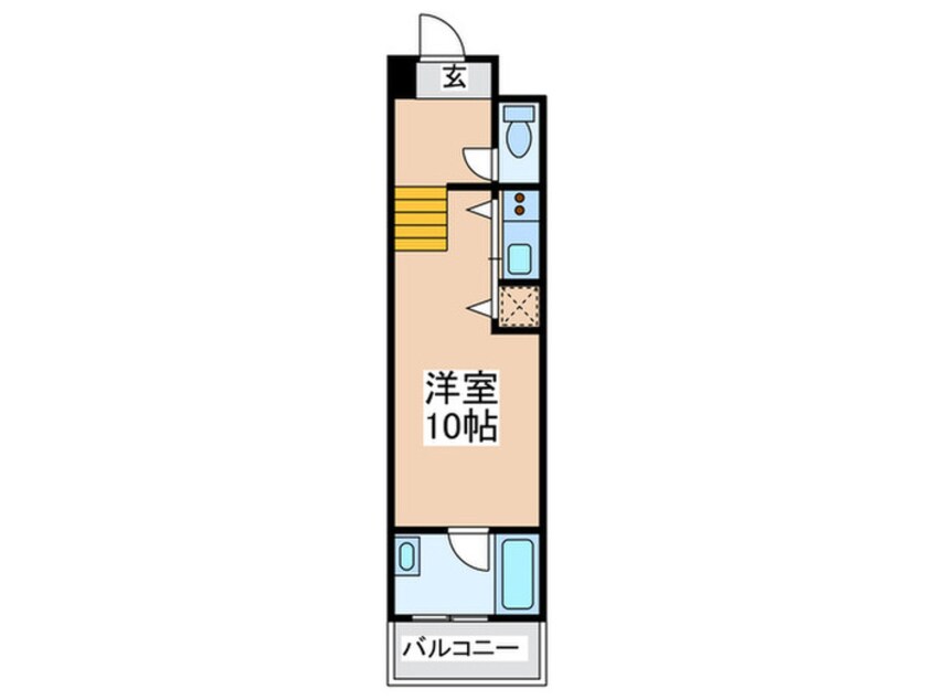 間取図 是空弁天