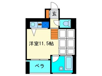 間取図 是空弁天