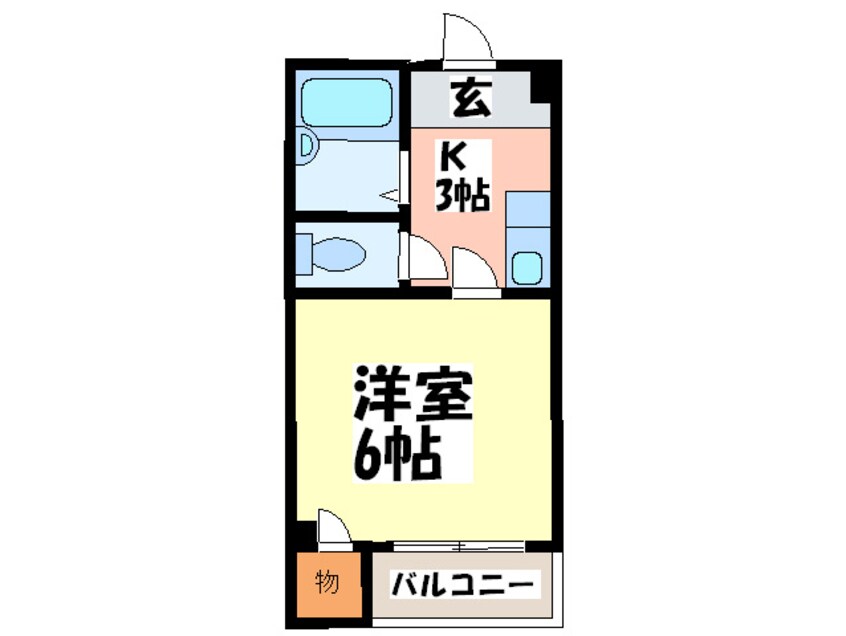 間取図 リバティ京橋