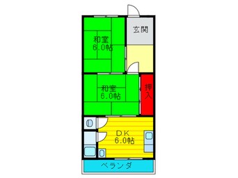 間取図 西本マンション