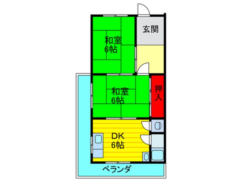 間取図 西本マンション