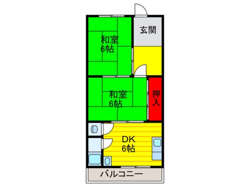 間取図 西本マンション