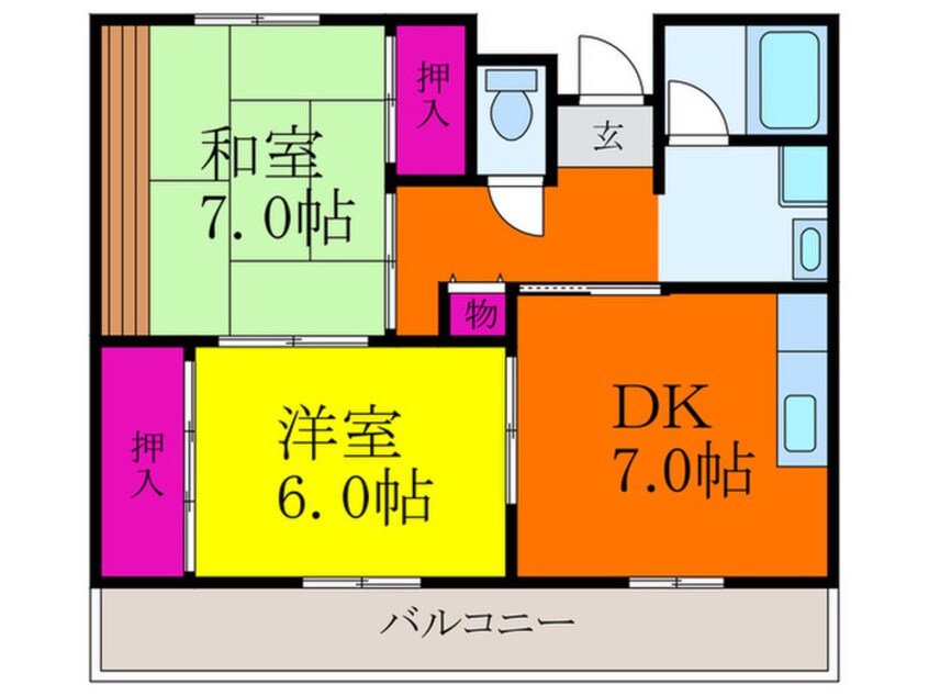 間取図 ｻﾆｰｱﾈｯｸｽ