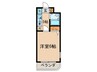 Regalo京都東 1Kの間取り