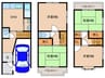 日下町4丁目貸家 4DKの間取り