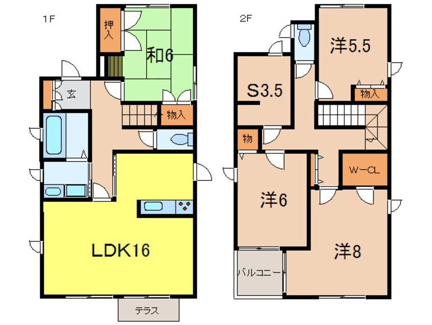 間取図 シャ－メゾン芦屋三条南町　Ｂ