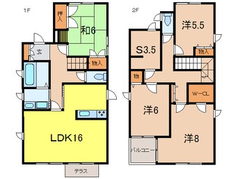 間取図 シャ－メゾン芦屋三条南町　Ｂ