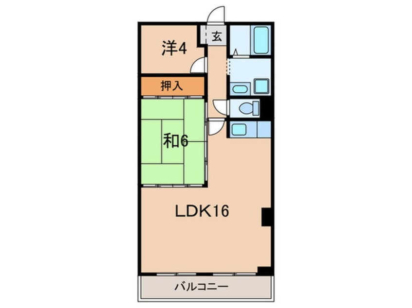 間取図 フロ－リッシュ二見