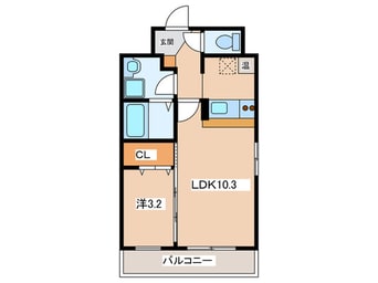 間取図 サンタプリマヴェ－ラドゥ－エ
