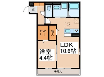間取図 スペチア－レ平野東