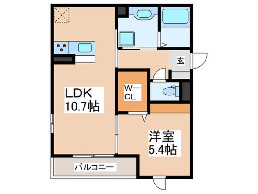 間取図 スペチア－レ平野東