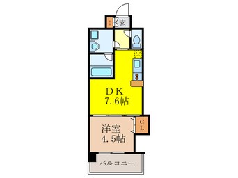 間取図 ルクレ新大阪レジデンス