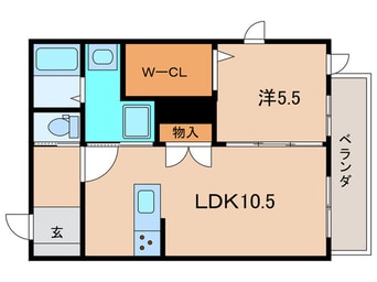 間取図 ラカーサ甲子園口2
