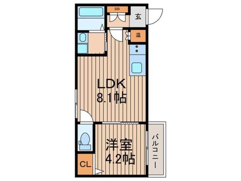 間取図 F　asecia Leggiero