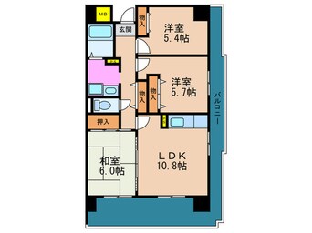 間取図 フクエイ中之島