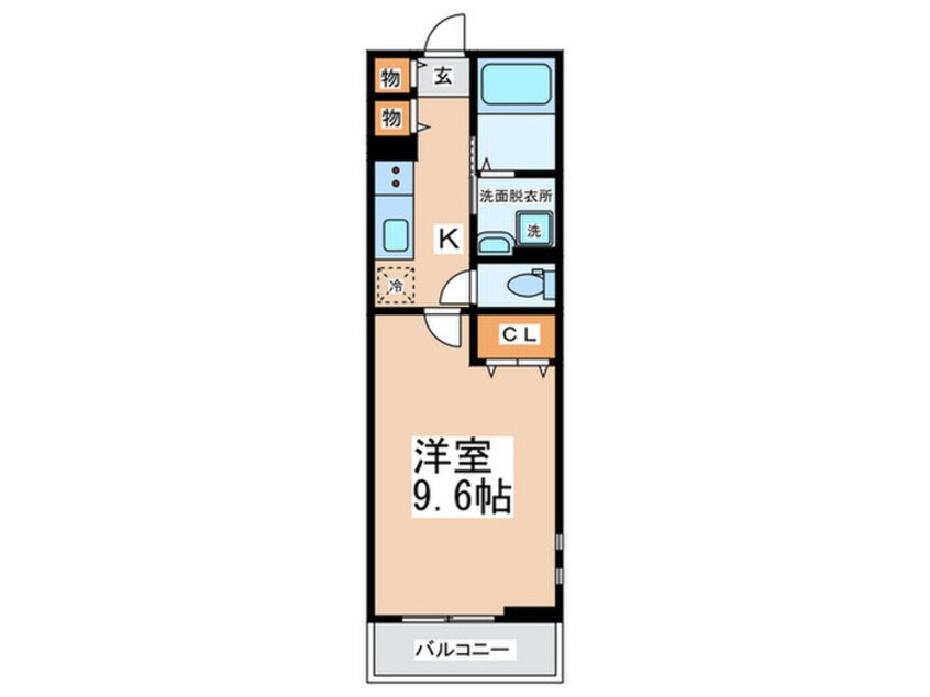 間取図 ハッピーパレス