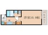 レガーロ墨染 1Kの間取り