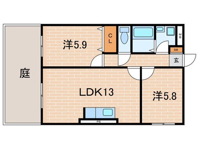 間取り図 ファミ－ユ仁川