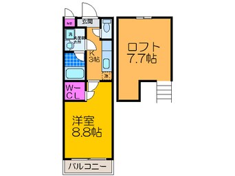 間取図 モンテ・リベ－ル２２