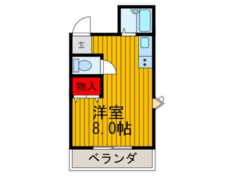 間取図 シャンティ中宮２