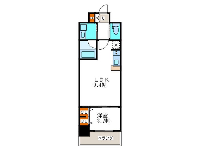 間取り図 アーバネックス北久宝寺