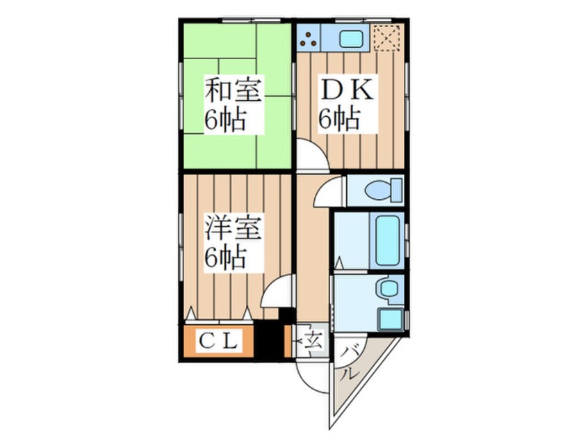 間取図 林ハイツ