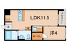 White VillaⅡ 1LDKの間取り