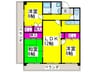 メゾン北長尾 3LDKの間取り