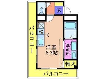 間取図 吉永ビル鼓が滝駅前