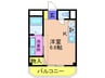 吉永ビル鼓が滝駅前 1Rの間取り