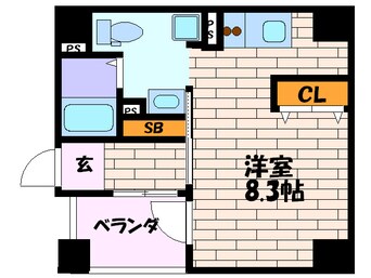 間取図 Ｋｓ　Ｃｏｕｒｔ東本町