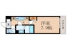 仮）グランデコート大宅甲ノ辻 1Kの間取り