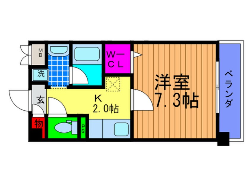間取図 エスト・ドミ－ル