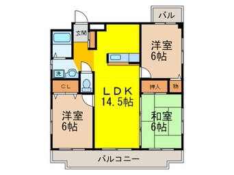 間取図 ペルソネージュ大池