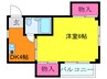 アヴァンツァーレ上新庄 1DKの間取り