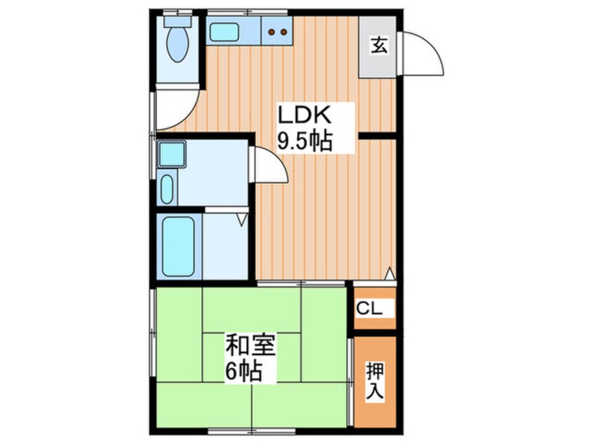 間取図 かげた荘