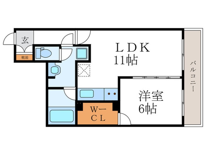 間取り図 RESIDENCE京都府庁前