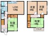 サンエーデル7号 4LDKの間取り