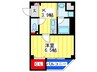 ＬＯＮＤＯ－ＢＥＬＬ 1Kの間取り