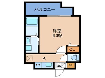 間取図 ｴｽﾘｰﾄﾞﾚｼﾞﾃﾞﾝｽ大阪ｸﾞﾗﾝﾉｰｽⅡ